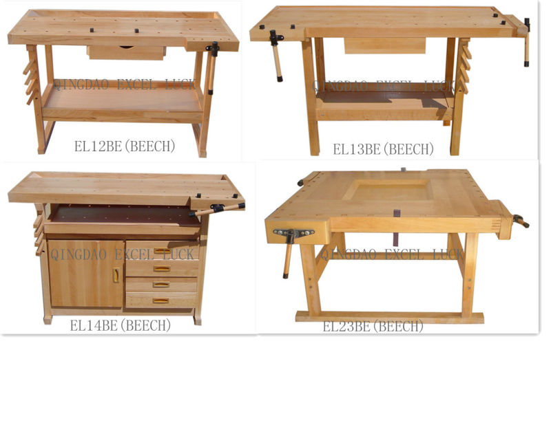 Beech Big Vise Wooden Workbench For Sale - Buy Wooden 