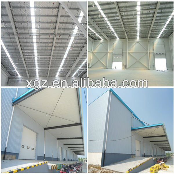light steel structure house for building/workshop/warehouse