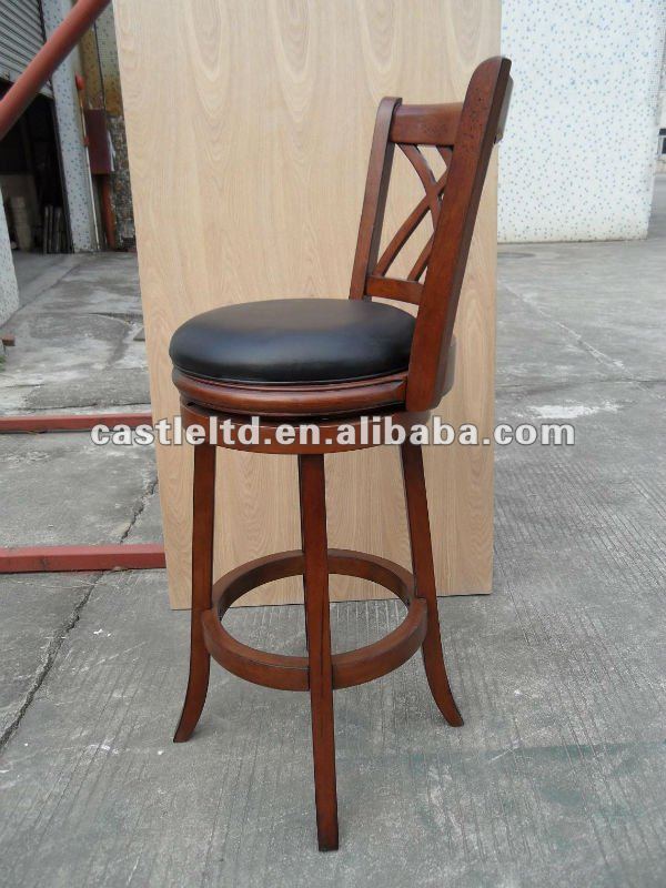  Kayu  Putaran Barstool Klasik Kursi  Kayu  Polos  Kursi  Buy 