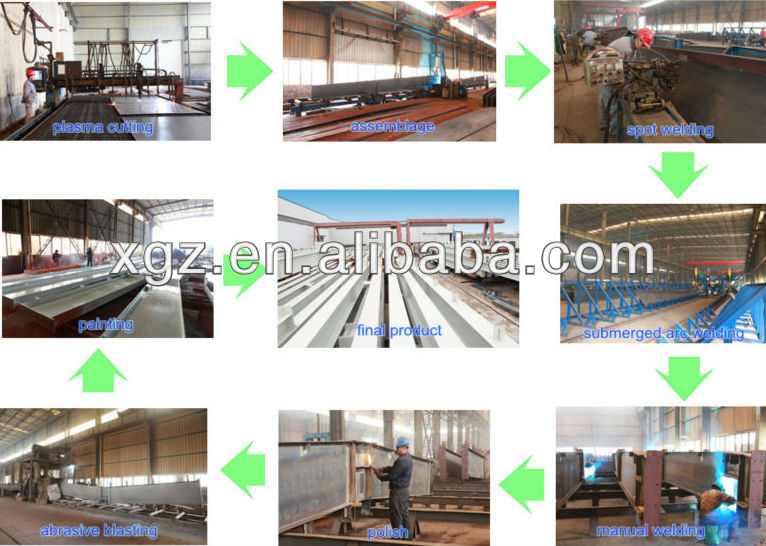 Prefabricated Low Cost Light Steel Structure Car Garage