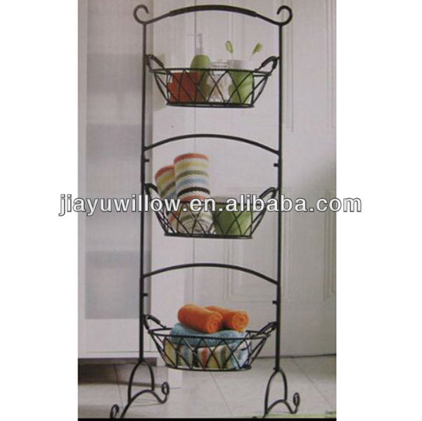 Modern 3 Tier Metal Baskets For Bath Room Buy Metal Basket 3 Tier Wire Basket Modern Tiered Metal Basket Product On Alibaba Com