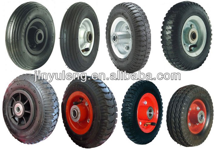 200x50 pneumatic rubber wheel for barrow/ trolley
