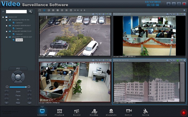 P2p ip camera wireless installation