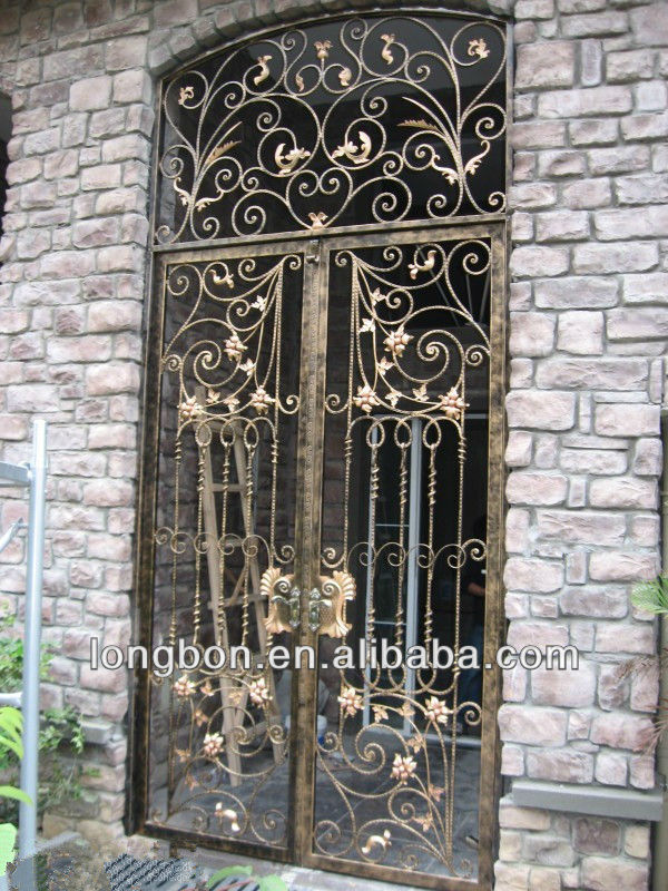Top-selling Newest Modern Wrought Iron Entry Door - Buy Wrought Iron