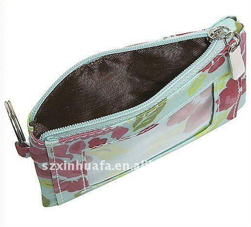 (XHF-WALLET-001) lady Laminated cotton wallet