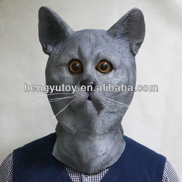 Light Comedy Animation 3d Realistic Cat,Latex Mask Dogs And Cats - Buy Chat  En Latex Masque Product on 