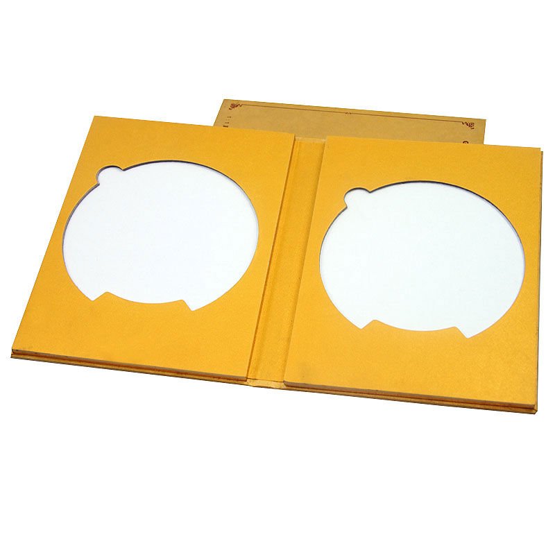 Golden Paper Cd Case(two Disks) Buy Cd Case,Handmade Paper Case,Paper