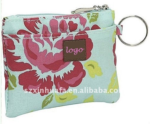 (XHF-WALLET-001) lady Laminated cotton wallet