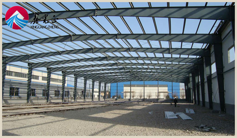 the quickly erectable warehouse steel structure