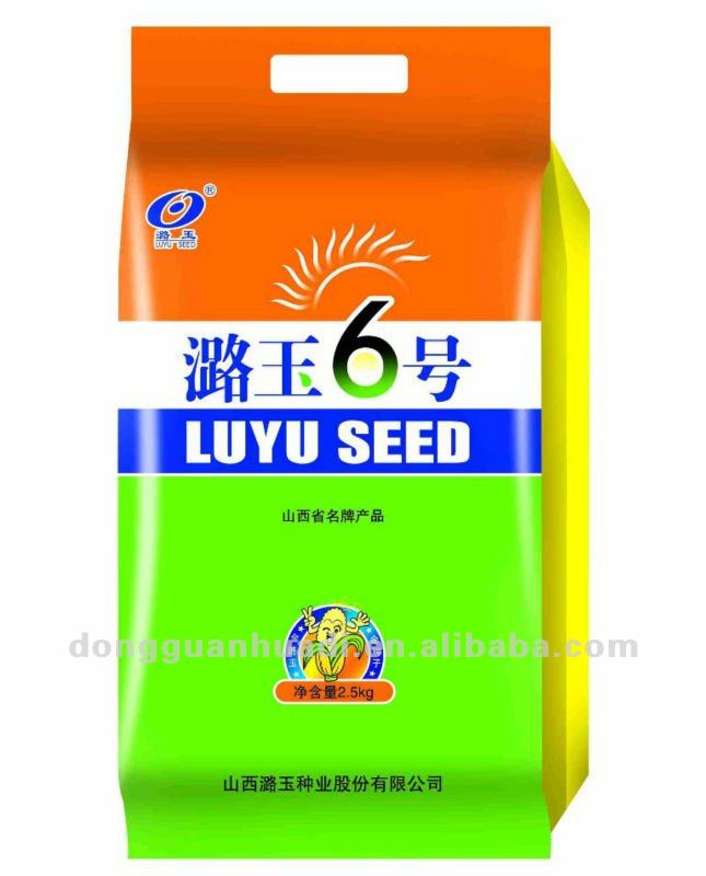 Dicetak Plastik Kering Benih Jagung Kemasan Kantong Dengan 