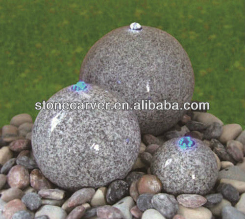 Fuentes De Agua Giratorias Con Bola De Cristal Y Luces Led - Buy
