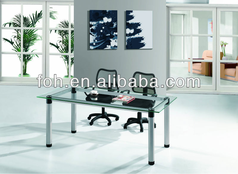 Small Gl Office Table Chatting Desk Fohxl 309 Gl Office Table Chatting Desk