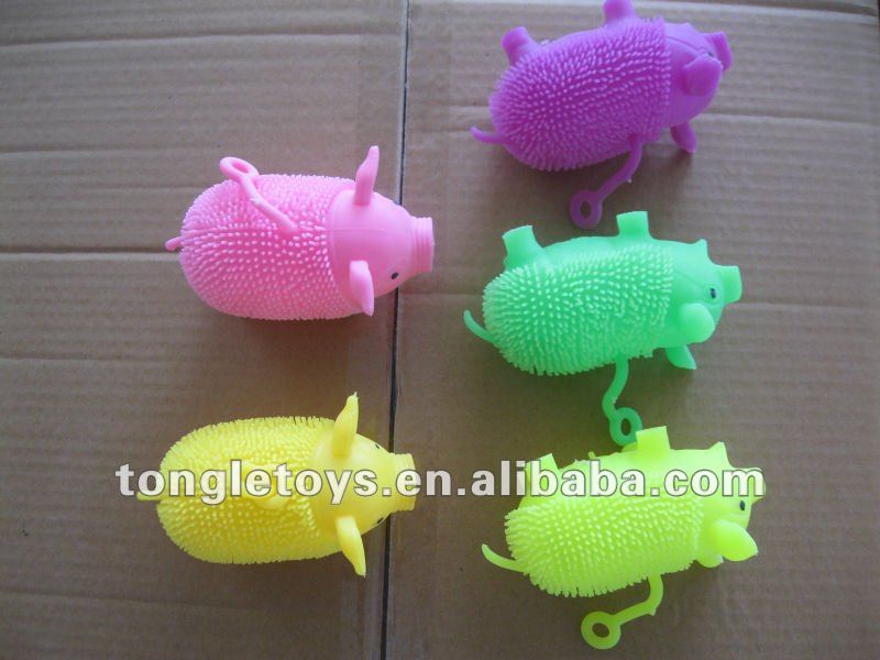 puffer pig toy