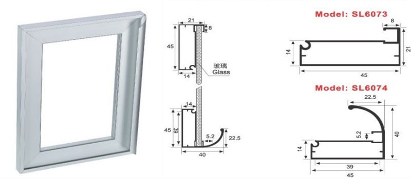 Frame Aluminium Profile For Cabinet Glass Door Buy 