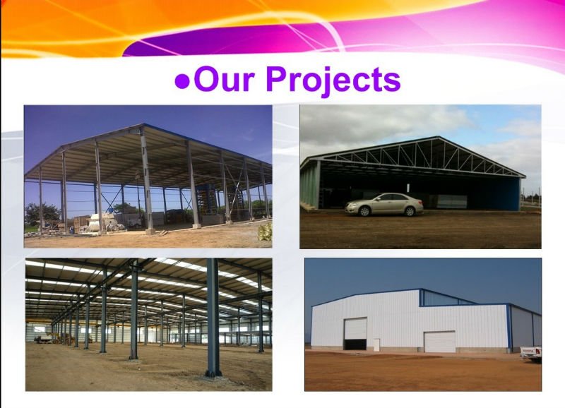 prefabricated light steel structure large span steel arch warehouse