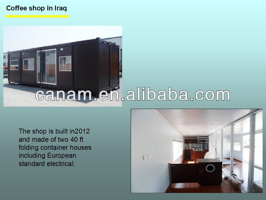 CANAM- 20ft and 40ft containers house design to sell