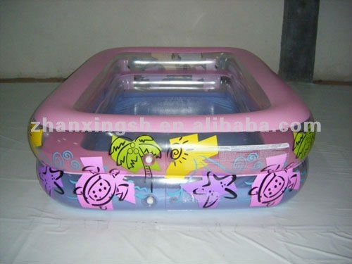 inflatable pool inside house