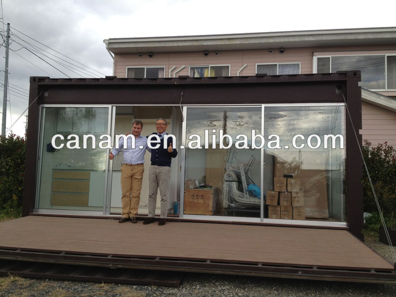 china movable prefab assemble and disassemble container house