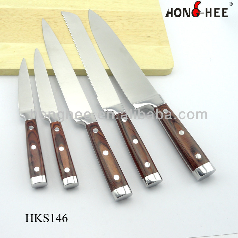 Restaurant Kitchen Knives 18pcs hotel/restaurant kitchen knife set in rotatable wooden block Restaurant Kitchen Knives 18pcs hotel/restaurant kitchen knife set in rotatable wooden block