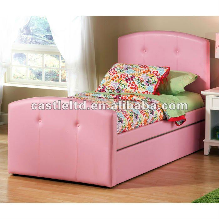 Pink Faux Leather Upholstered Bed In Full Size W Optional Trundle Twin Furniture Product On Pink Faux Leather Upholstered Bed In Full Size W Optional Trundle Twin Furniture Product On