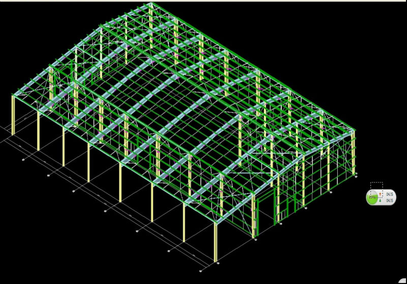 cost of prefabricated steel structure warehouse construction drawings price
