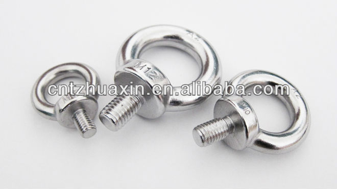 Stainless Steel Mengangkat Eyebolt / Din580 M6 Untuk M30 