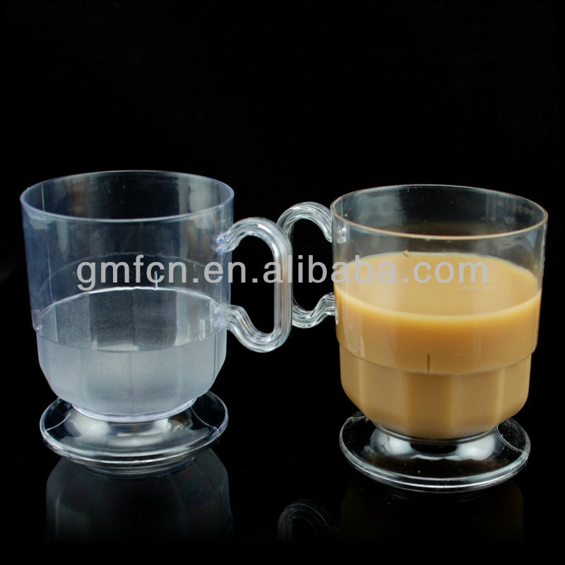 The Restaurant Food Grade Disposable Plastic Espresso Cup With Handle 5