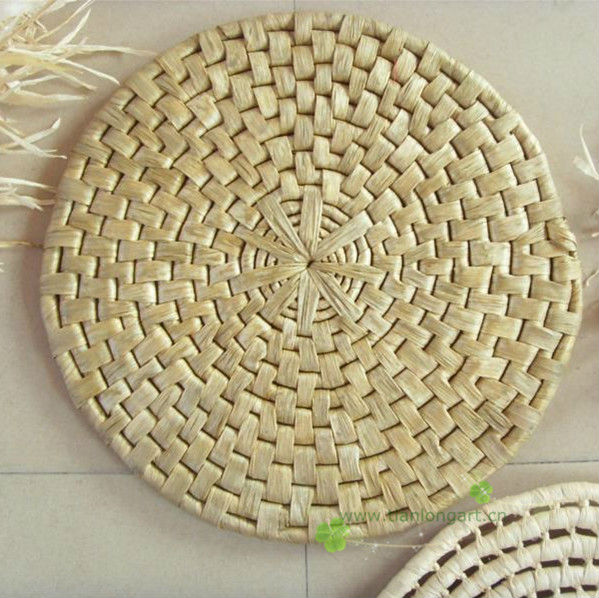 cheap corn husk wholesale dining table decorative straw mat woven placemats for tableware