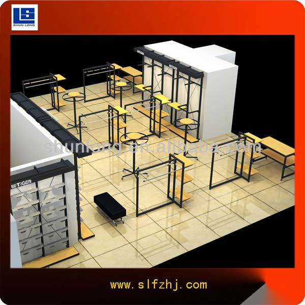 Customized Clothing Shops Iron Display Stand Customized Clothing Shops Iron Display Stand