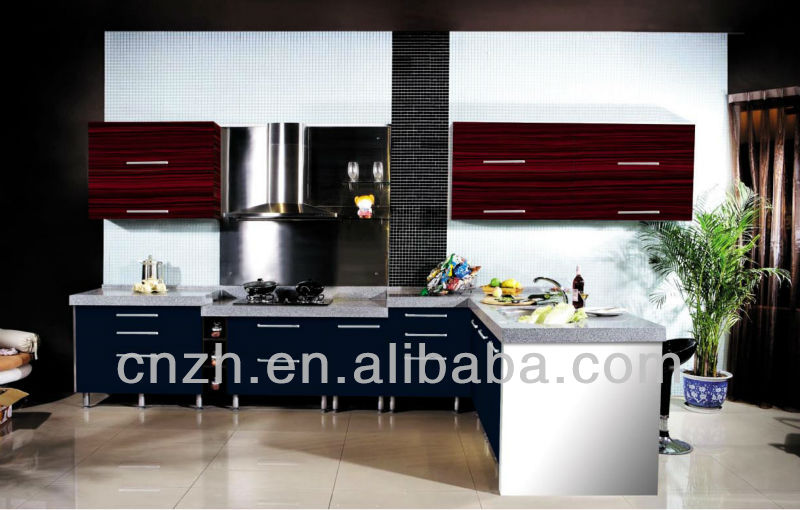 Wood Biji bijian Uv Dapur  Pintu Rana Lemari  Pintu Sarung 