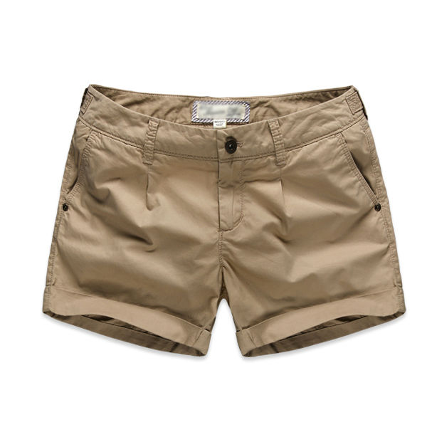 New Ladies 100%cotton Hot Chino Shorts Ds130022 - Buy Shorts ...