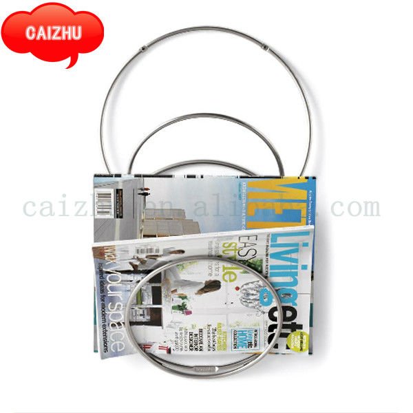Chrome Wire Wall Mounted Magazine Rack Product On Alibaba Chrome Wire Wall Mounted Magazine Rack Product On Alibaba