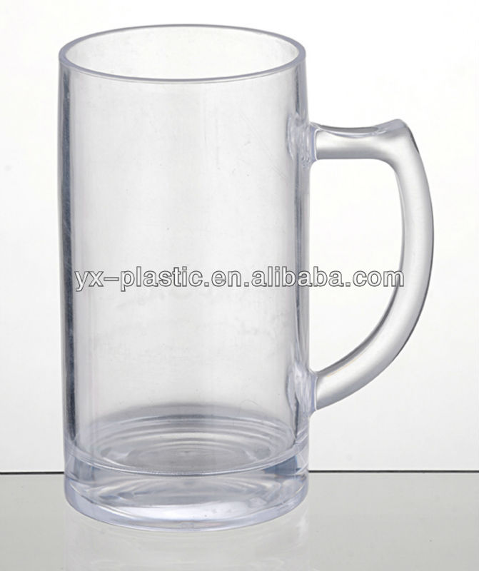 400ml 12oz acrylic personalized plastic beer pong cup mug view