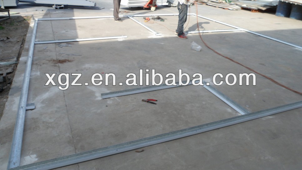 XGZ sandwich panel low cost steel structure prefabricated house