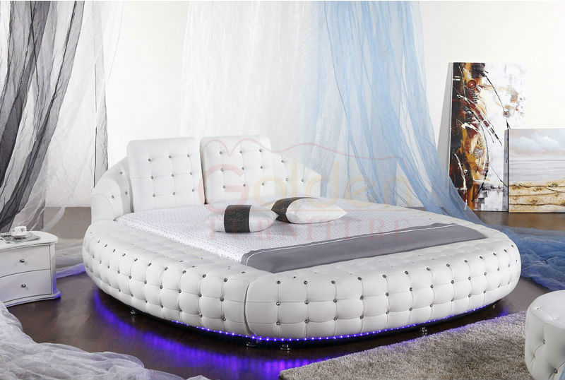 New!!! B6821# Foshan Furniture Market Round Platform Bed ...