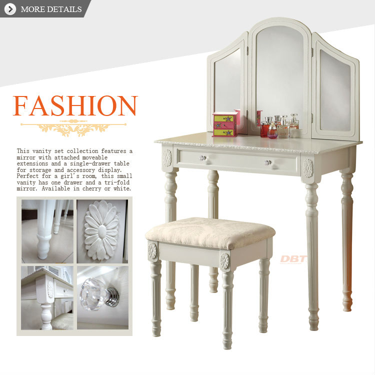 Classic White Vanity Dressing Table With Mirror For Uk Buy Vanity Dressing Table,Vanity