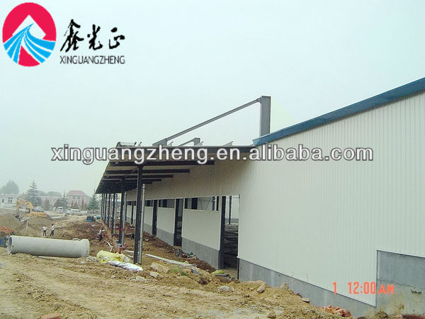 SGS Certificated Prefabricated Steel Frame Storage Shed for Africa