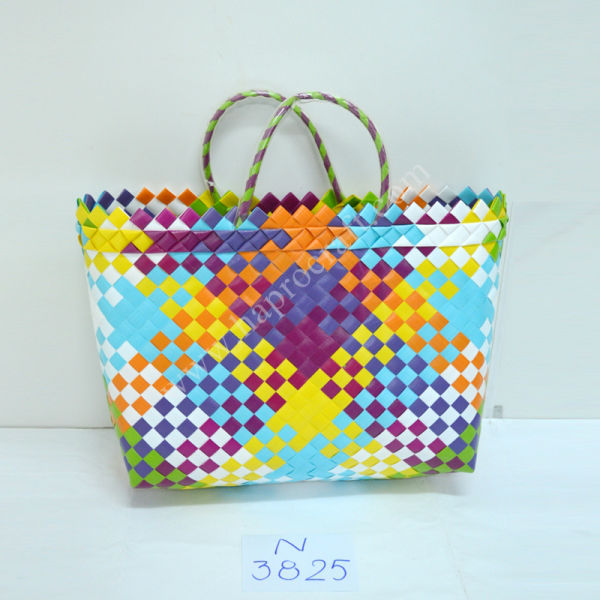 Plastic Woven Bag/ Shopping Basket Made In Vietnam / Woven Nylon Bag (n