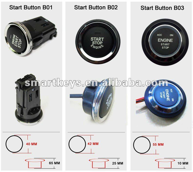 What are some push button keyless start systems?