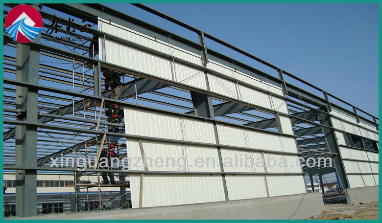 Q235B Steel prefab rack building/warehouse/plant/work shop