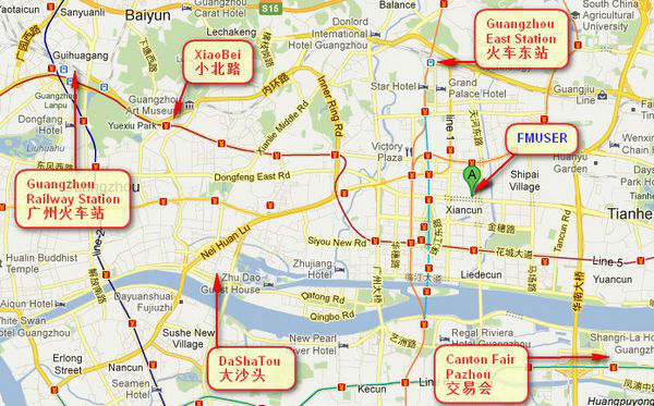 Карта гуанчжоу на русском гуанчжоу