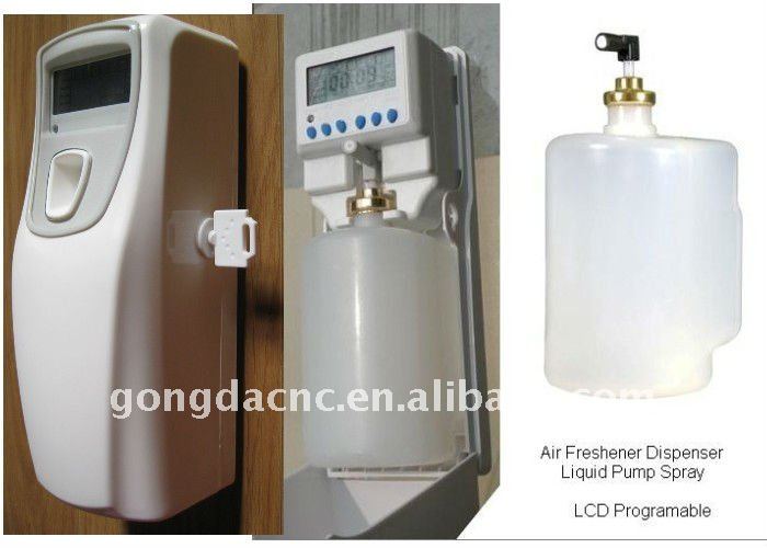 Automatic Non Aerosol Dispenser With Refillable Air Freshener Plastic