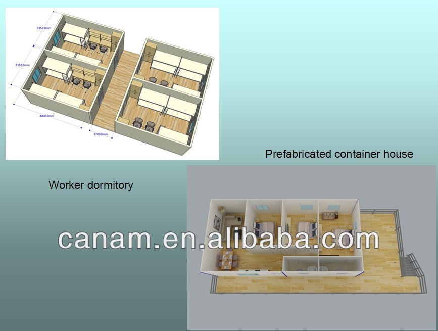 CANAM- movable container house with fiber glass sandwich panel