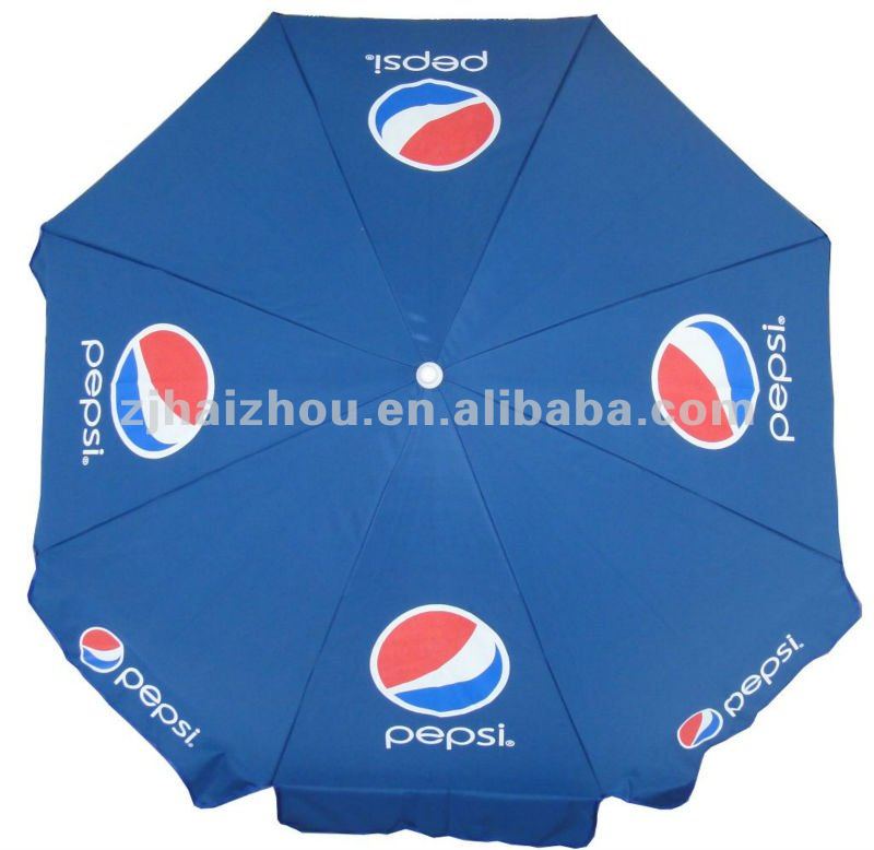 Pepsi Sombrilla De Playa (para Publicidad Promocional) - Buy Parasol