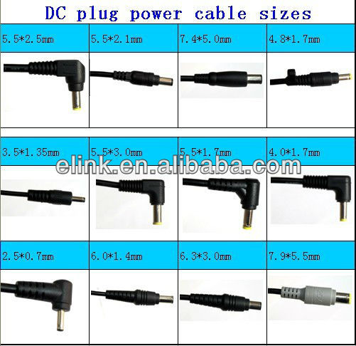 plug 7.4 mm power dc Jack Dc 3.5 Mm Cable To Usb To Usb Quality Charger Dc High