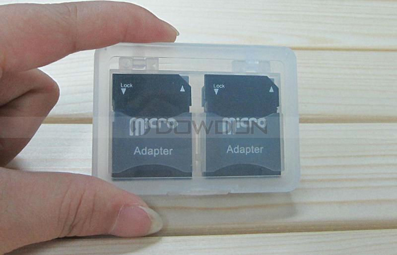 3 In1 Sd Case Plastic Card Case High Quality Sd Card Carrying Case