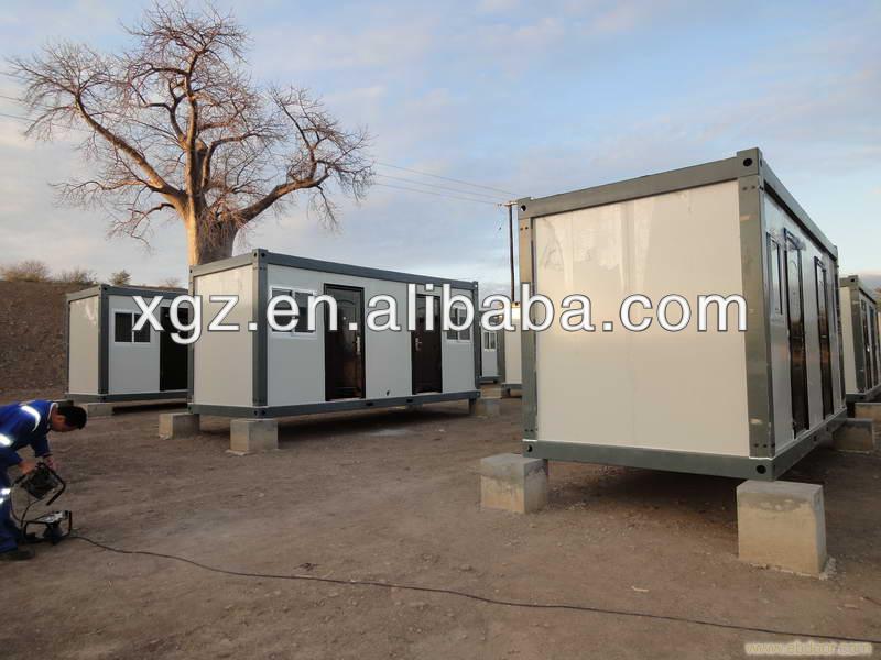 Steel Frame Sandwich Panel Prefab Container House for Office/Shop/Home/Storage/Hotel
