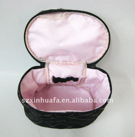 (XHF-COSMETIC-203) fashion lady microfiber cosmetic pouch