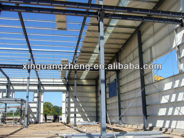 Metal engineering steel structure space frame shed