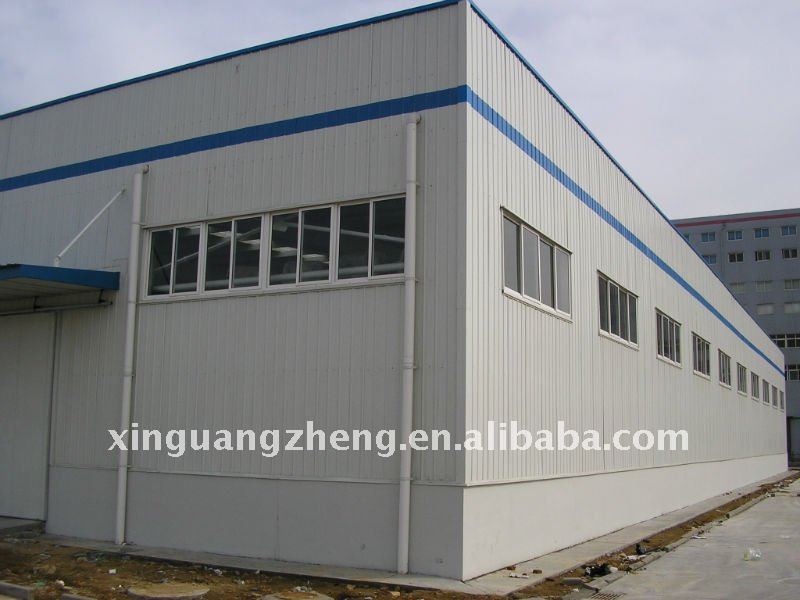 prefabricated light modular warehouse steel structure shed